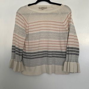 Lightly used striped sweater
